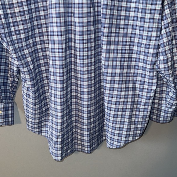 Peter Millar Crown Finish Stretch Sandprint Plaid Shirt - Picture 11 of 12